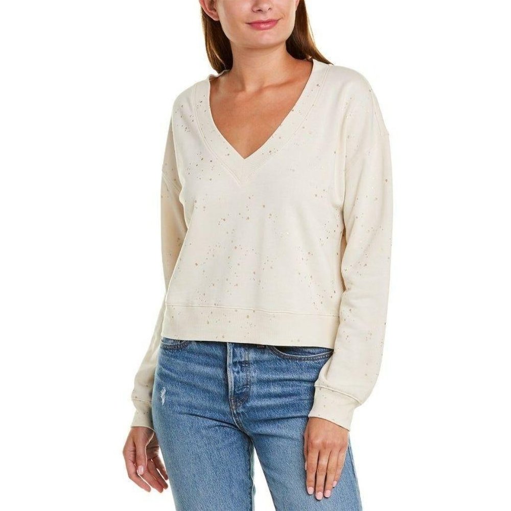 2FOR$30 - NWT ANTHROPOLOGIE David Lerner Mia V-Neck Pullover - Picture 3 of 5